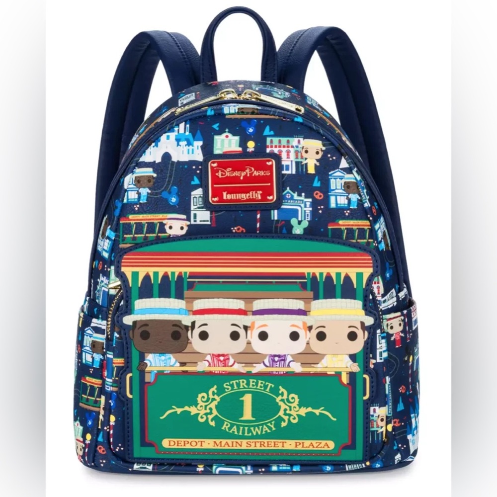 Disney Loungefly Main Street Dapper Dans NWT